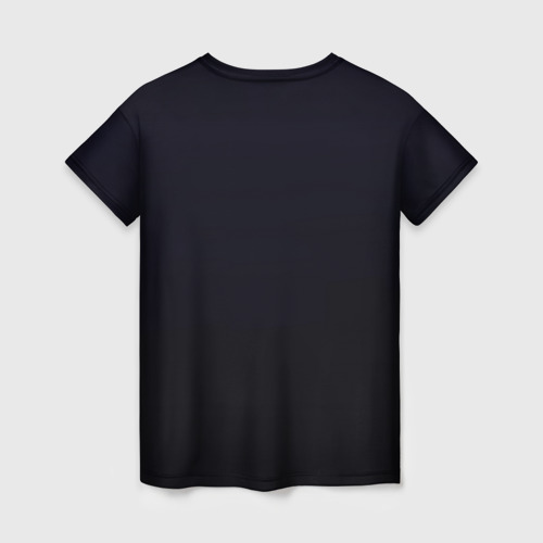 Женская футболка 3D с принтом Санс, вид сзади #1