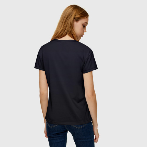 Женская футболка 3D с принтом Санс, вид сзади #2