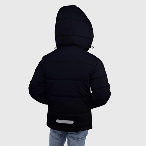 Зимняя куртка для мальчиков 3D с принтом Санс, вид сзади #2