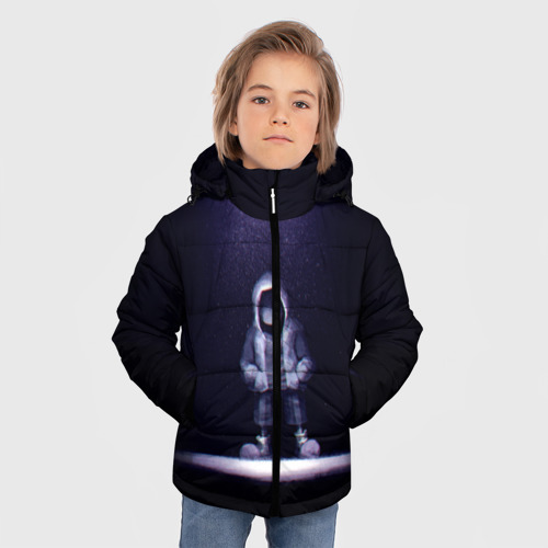 Зимняя куртка для мальчиков 3D с принтом Санс, фото на моделе #1