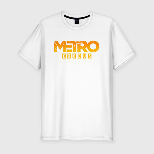 Мужская футболка хлопок Slim Mero Exodus, цвет белый