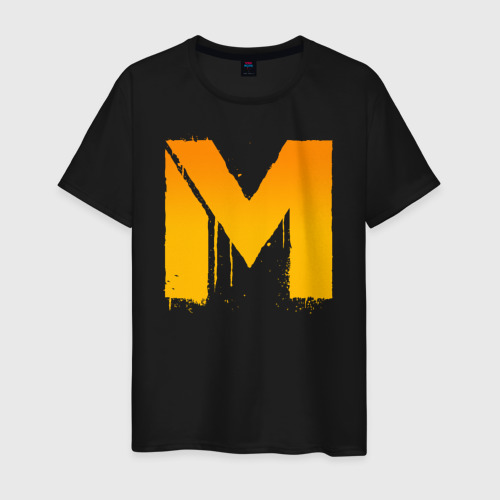 Мужская футболка хлопок METRO, цвет черный