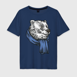 Мужская футболка хлопок Oversize Медведь
