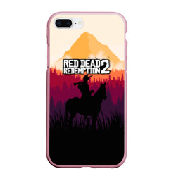 Чехол для iPhone 7Plus/8 Plus матовый Red Dead Redemption 2