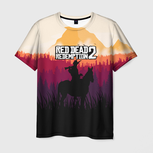 Мужская футболка 3D Red Dead Redemption 2, цвет 3D печать