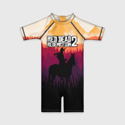 Детский купальный костюм 3D Red Dead Redemption 2
