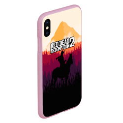 Чехол для iPhone XS Max матовый Red Dead Redemption 2 - фото 2