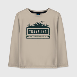 Детский лонгслив хлопок Traveling