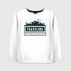 Детский лонгслив хлопок Traveling