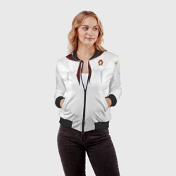 Женский бомбер 3D Форма пионера бесконечное лето - фото 2