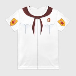 Женская футболка 3D Форма пионера бесконечное лето