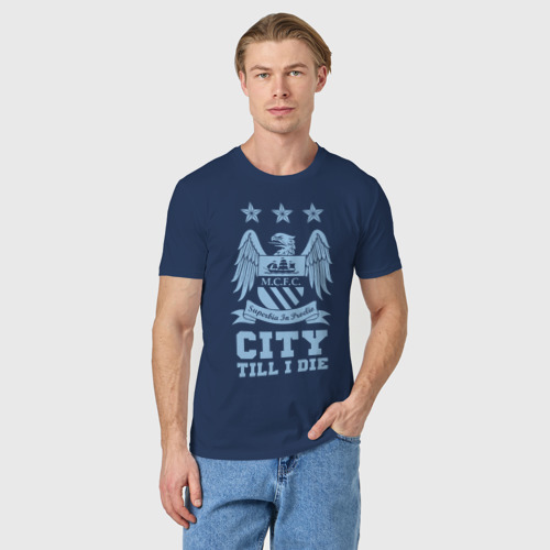 Мужская футболка хлопок Манчестер Сити - фото 3