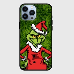 Чехол для iPhone 13 Pro Max Гринч новогодний
