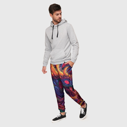 Мужские брюки 3D Hyperbeast, цвет 3D печать - фото 3