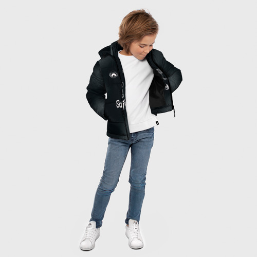 Зимняя куртка для мальчиков 3D Sally Face, цвет черный - фото 5