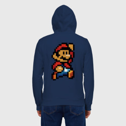 Мужская толстовка на молнии хлопок Супер Марио ретро пиксельный - фото 2