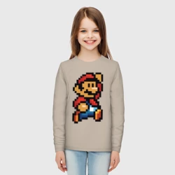 Детский лонгслив хлопок Супер Марио ретро пиксельный - фото 2