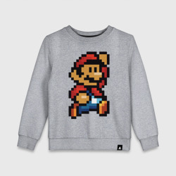 Детский свитшот хлопок Супер Марио ретро пиксельный