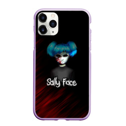 Чехол для iPhone 11 Pro Max матовый Sally Face окровавленное лицо