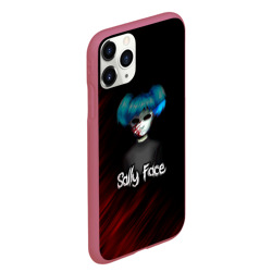 Чехол для iPhone 11 Pro Max матовый Sally Face окровавленное лицо - фото 2