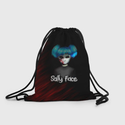 Рюкзак-мешок 3D Sally Face окровавленное лицо