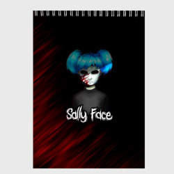 Скетчбук Sally Face окровавленное лицо