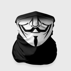 Бандана-труба 3D Маска Анонимуса Anonymous mask Гай Фокс
