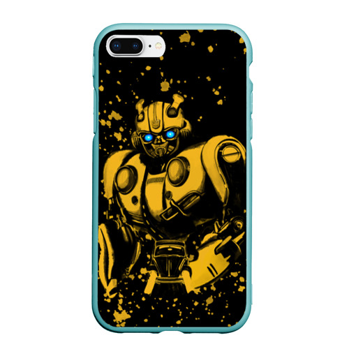 Чехол для iPhone 7Plus/8 Plus матовый Bumblebee, цвет мятный