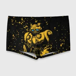 Мужские купальные плавки 3D Bumblebee