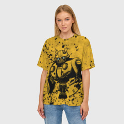 Женская футболка oversize 3D Bumblebee - фото 2