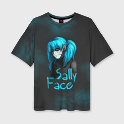 Женская футболка oversize 3D Sally Face