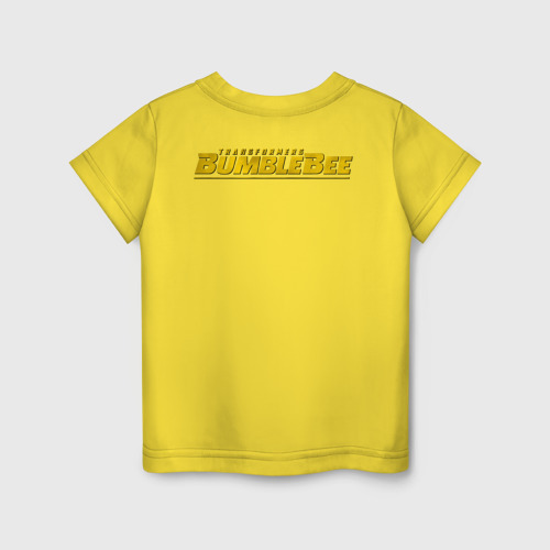Детская футболка хлопок Bumblebee, цвет желтый - фото 2