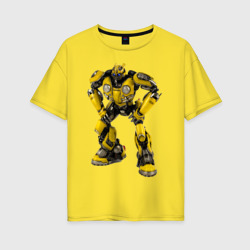 Женская футболка хлопок Oversize Bumblebee