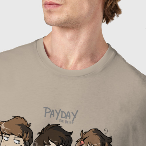 Мужская футболка хлопок PayDay, цвет миндальный - фото 6