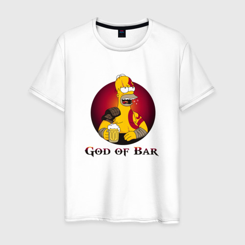 Мужская футболка хлопок God of Bar