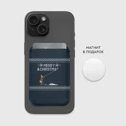 Картхолдер Magsafe магнитный Гринч Вязаный - фото 2
