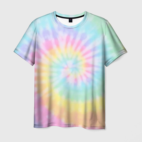 Мужская футболка 3D Pastel Tie Dye, цвет 3D печать