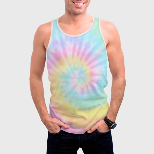 Мужская майка 3D Pastel Tie Dye - фото 3