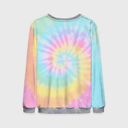 Мужской свитшот 3D Pastel Tie Dye, цвет меланж - фото 2