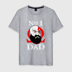 Мужская футболка хлопок Dad Kratos