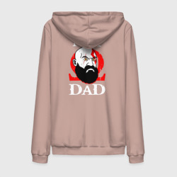 Мужская толстовка на молнии хлопок Dad Kratos