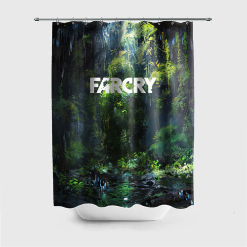 Штора 3D для ванной FarCry