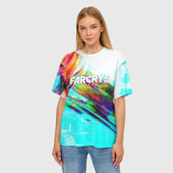 Женская футболка oversize 3D Farcry exclusive - фото 2