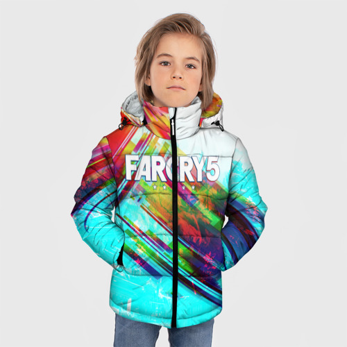 Зимняя куртка для мальчиков 3D Farcry exclusive, цвет черный - фото 3