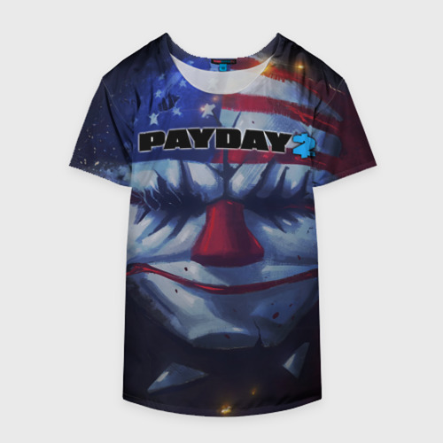 Накидка на куртку 3D Payday 2, цвет 3D печать - фото 4