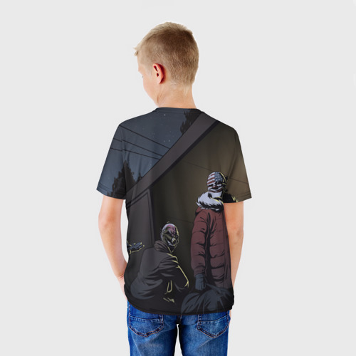 Детская футболка 3D Payday 2, цвет 3D печать - фото 4
