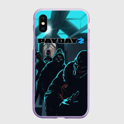 Чехол для iPhone XS Max матовый Payday 2