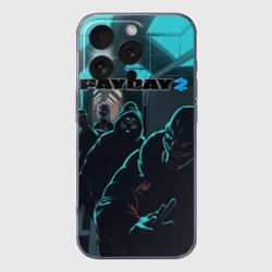 Чехол для iPhone 16 Pro Max силиконовый с защитой камеры Payday 2