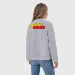 Женский лонгслив oversize хлопок Durr burger - фото 2