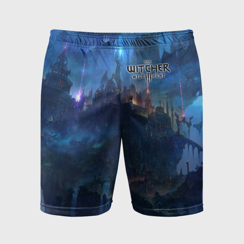 Мужские шорты спортивные The Witcher 3: Wild Hunt, цвет 3D печать